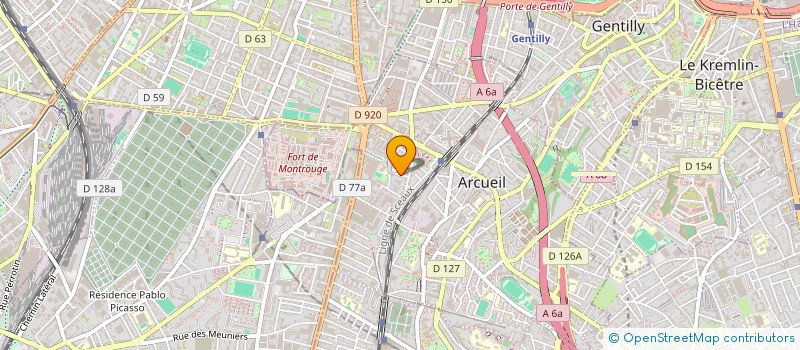 localisation de l'entreprise MONSIEUR CESAR TOSANI  ARCUEIL