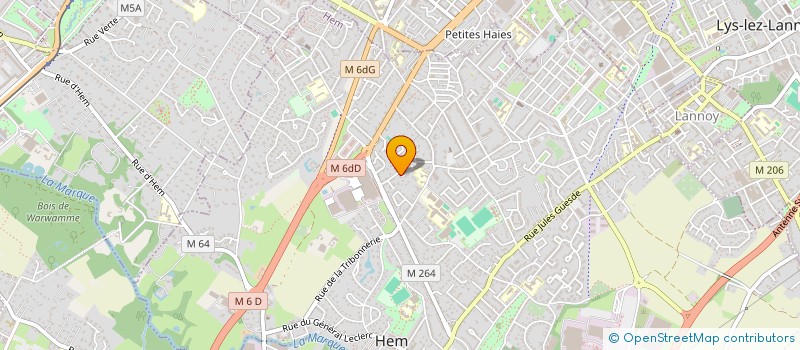 localisation de l'entreprise MONSIEUR CESAR TOULEMONDE  HEM