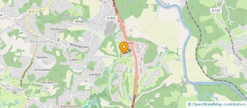 localisation de l'entreprise MONSIEUR CESAR TOURTOULOU  BASSUSSARRY