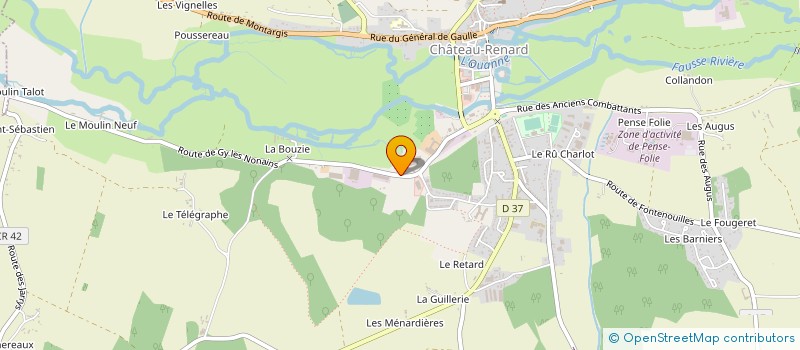 localisation de l'entreprise MONSIEUR CESAR VAUTHIER à CHATEAU-RENARD
