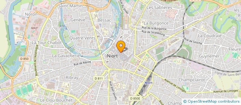 localisation de l'entreprise MONSIEUR CESAR VILLEGAS à NIORT