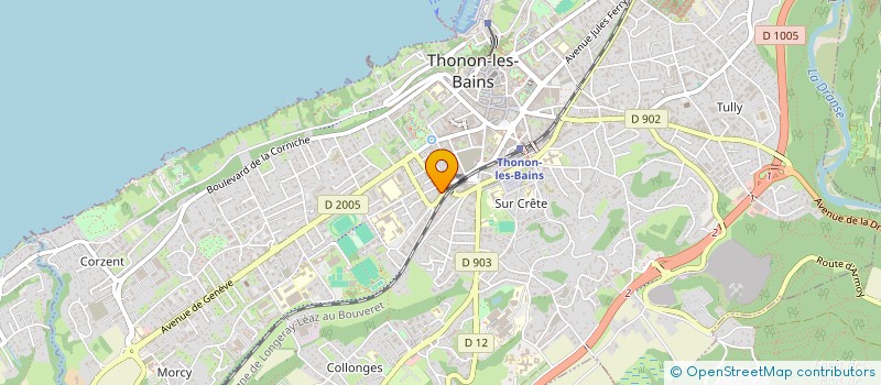 localisation de l'entreprise MONSIEUR CESAR VILOVAR à THONON-LES-BAINS