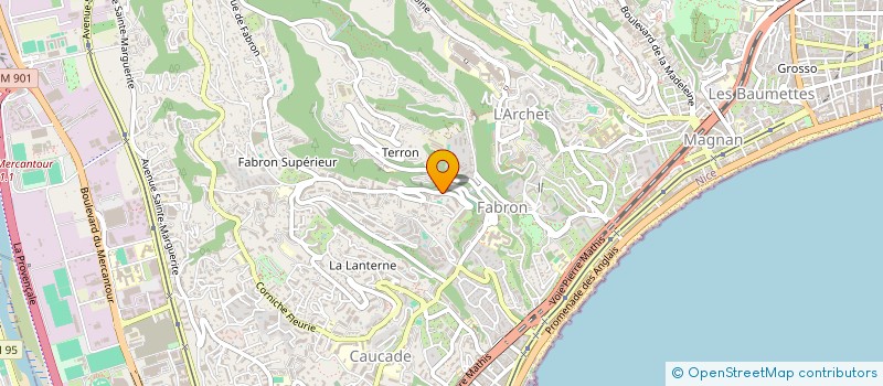 localisation de l'entreprise MONSIEUR CESARE ARDOINO à NICE