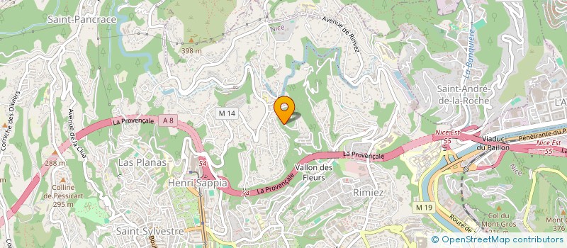 localisation de l'entreprise MONSIEUR CESARE VILLONE  NICE