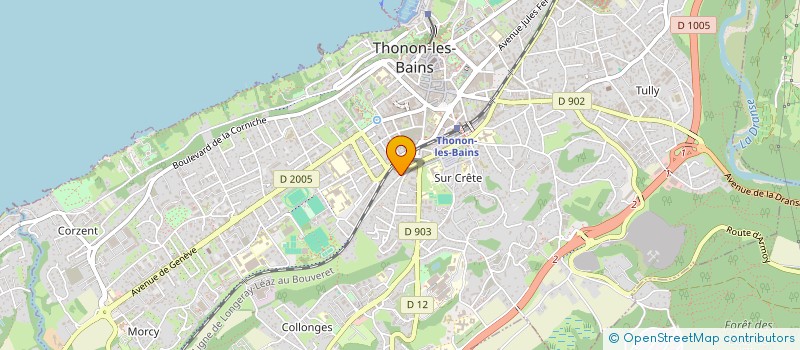 localisation de l'entreprise MONSIEUR CETIN KIRMIZI à THONON-LES-BAINS