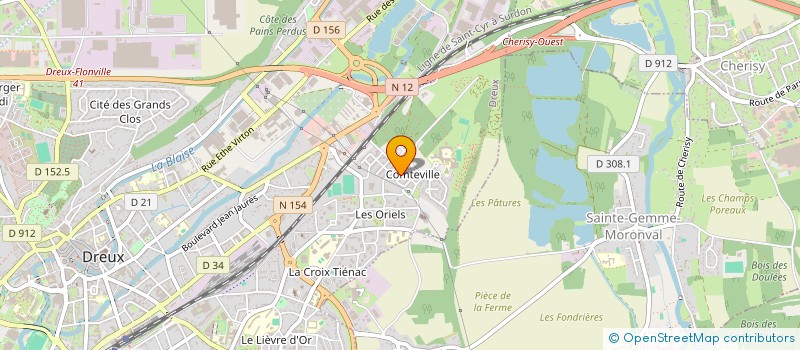 localisation de l'entreprise MONSIEUR CETIN KORKMAZ à DREUX