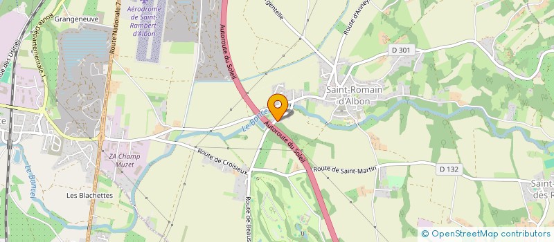 localisation de l'entreprise MONSIEUR CEVAT SONMEZ  LE PEAGE-DE-ROUSSILLON