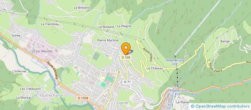 localisation de l'entreprise MONSIEUR CEVDET ALTUNGOLLER à UGINE