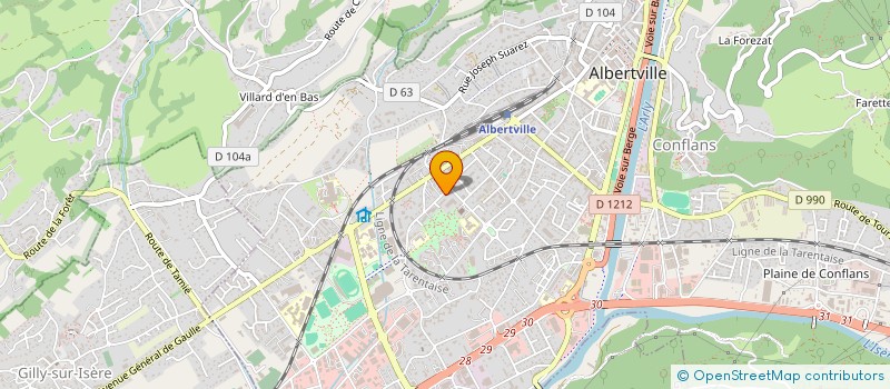 localisation de l'entreprise MONSIEUR CEVDET BAYSAL  ALBERTVILLE