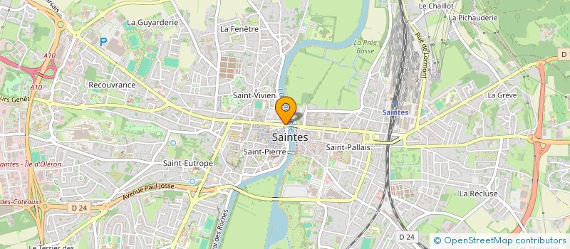 localisation de l'entreprise MONSIEUR CEVDET DUMAN  SAINTES