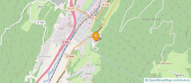 localisation de l'entreprise MONSIEUR CEVDET GORMEZ  GROISSIAT