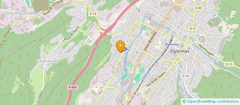 localisation de l'entreprise MONSIEUR CEVDET UYSAL à OYONNAX
