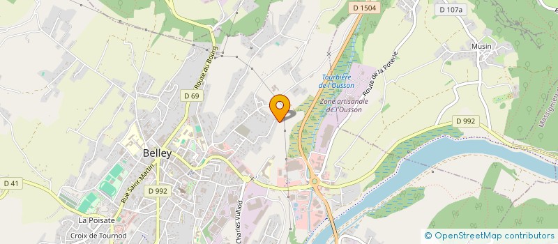 localisation de l'entreprise MONSIEUR CEYHAN CELEBI  BELLEY