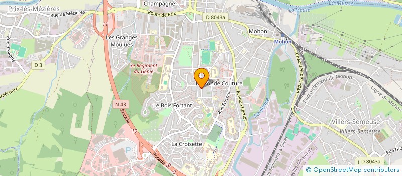 localisation de l'entreprise MONSIEUR CEYLAN KOKTEN à CHARLEVILLE-MEZIERES