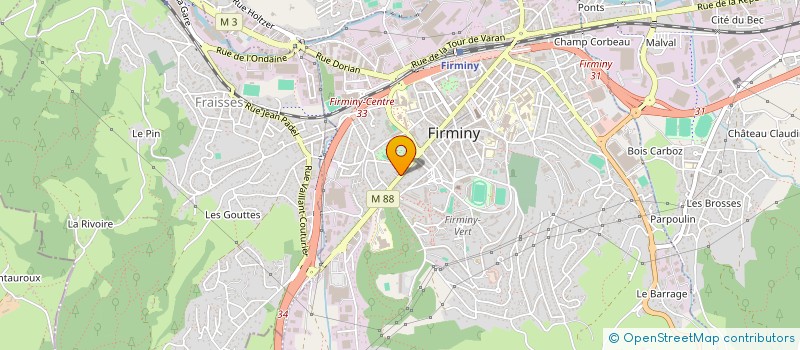 localisation de l'entreprise MONSIEUR CEYLAN ORTAOREN à FIRMINY