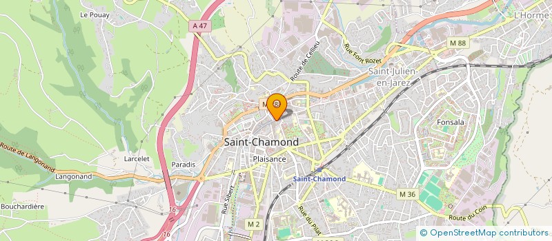 localisation de l'entreprise MONSIEUR CEYLAN TAS  SAINT-CHAMOND