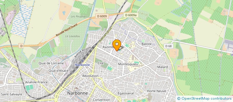 localisation de l'entreprise MONSIEUR CEYMAN MERT à NARBONNE