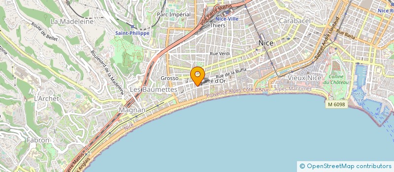 localisation de l'entreprise MONSIEUR CEZAR-DANIEL ZGONDEA à NICE