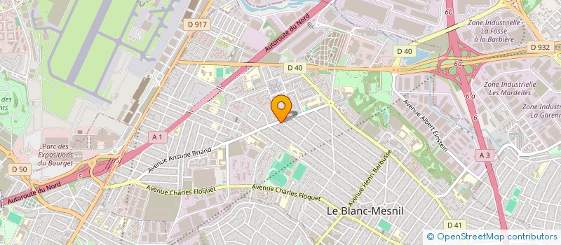 localisation de l'entreprise MONSIEUR CEZAR GHERALIU  LE BLANC-MESNIL