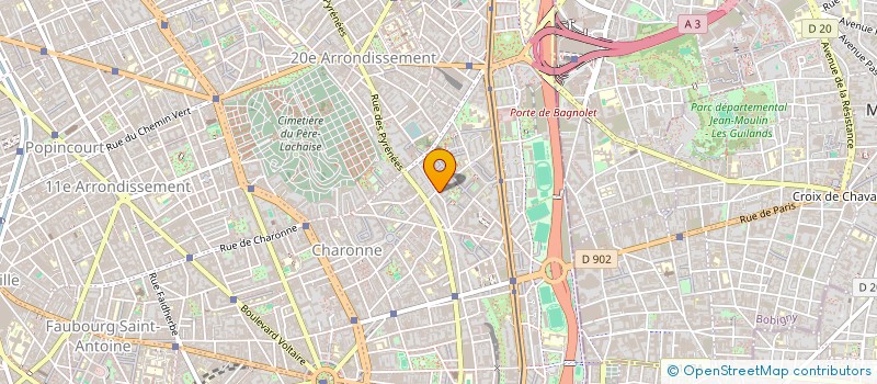 localisation de l'entreprise MONSIEUR CEZAR-NICOLAE STRUJAC  PARIS