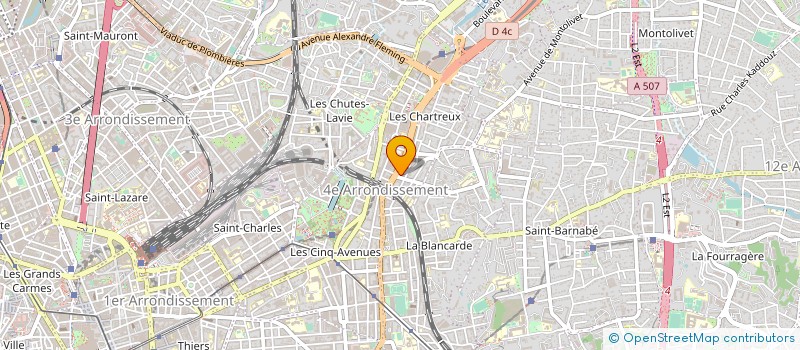 localisation de l'entreprise MONSIEUR CHAABANE BENSAID à MARSEILLE