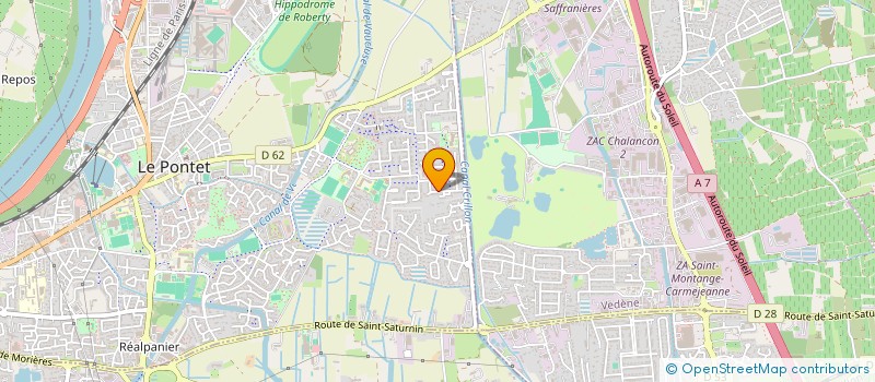 localisation de l'entreprise MONSIEUR CHAABANE DEROUICHE  LE PONTET