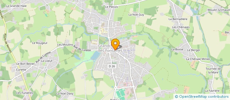 localisation de l'entreprise MONSIEUR CHAABANE FETTAL  GRANDCHAMP-DES-FONTAINES