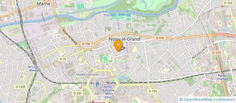 localisation de l'entreprise MONSIEUR CHAABANE MESBAH  NOISY-LE-GRAND