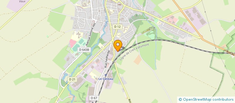 localisation de l'entreprise MONSIEUR CHAABANE ZOUAOUI  LE CATEAU-CAMBRESIS