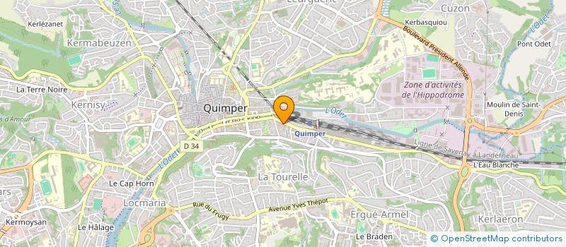 localisation de l'entreprise MONSIEUR CHABANE ABDOUN à QUIMPER