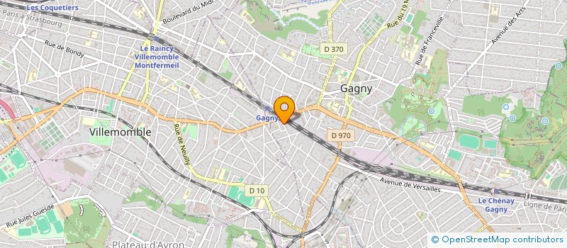 localisation de l'entreprise MONSIEUR CHABANE AIT HOCINE à GAGNY