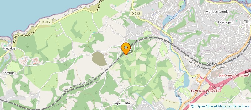 localisation de l'entreprise MONSIEUR CHABANE BENDAHMANE  URRUGNE