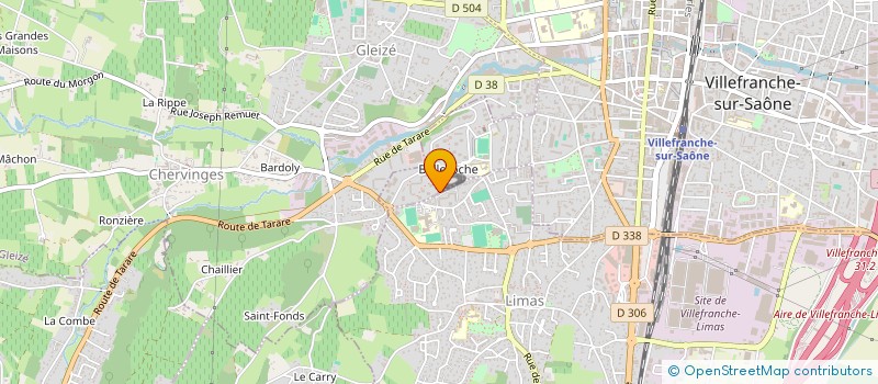 localisation de l'entreprise MONSIEUR CHABANE BENTAHAR  VILLEFRANCHE-SUR-SAONE