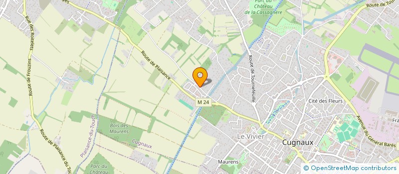 localisation de l'entreprise MONSIEUR CHABANE DEKKICHE  CUGNAUX