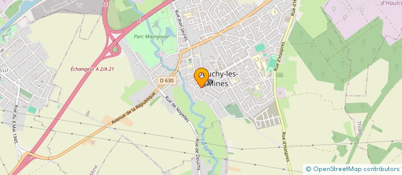 localisation de l'entreprise MONSIEUR CHABANE ELHEDDADJI  DOUCHY-LES-MINES