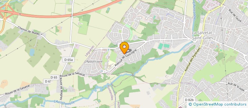 localisation de l'entreprise MONSIEUR CHABANE FEGHLOUL  LA SALVETAT-SAINT-GILLES