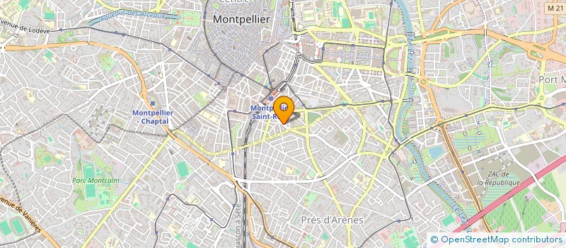 localisation de l'entreprise MONSIEUR CHABANE KELLALI à MONTPELLIER