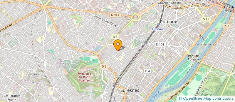 localisation de l'entreprise MONSIEUR CHABANE MAHDAD à SURESNES