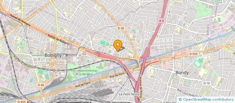 localisation de l'entreprise MONSIEUR CHABANE MECHOUAR à BOBIGNY