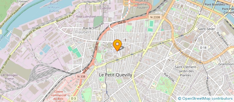 localisation de l'entreprise MONSIEUR CHABANE RABIA  LE PETIT-QUEVILLY