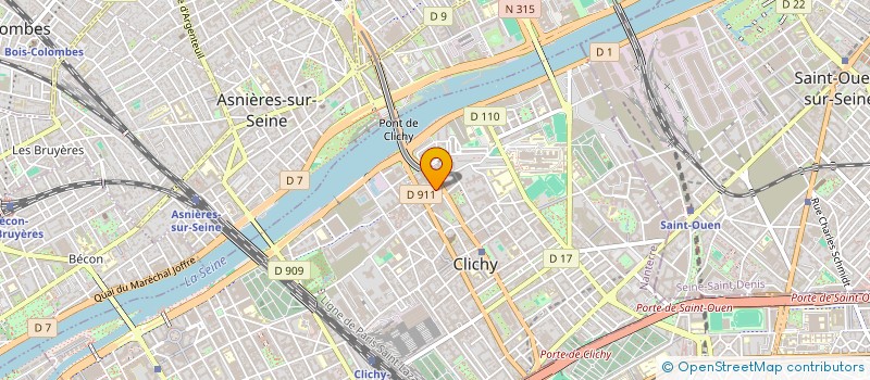 localisation de l'entreprise MONSIEUR CHABANE SAADA à CLICHY