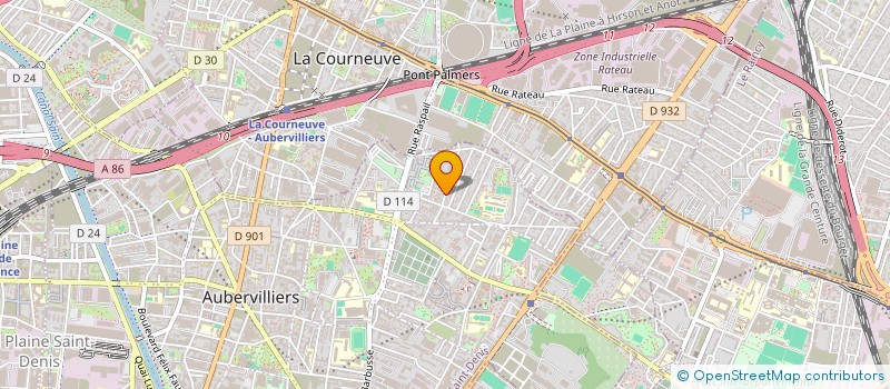 localisation de l'entreprise MONSIEUR CHABIR KALIL à AUBERVILLIERS