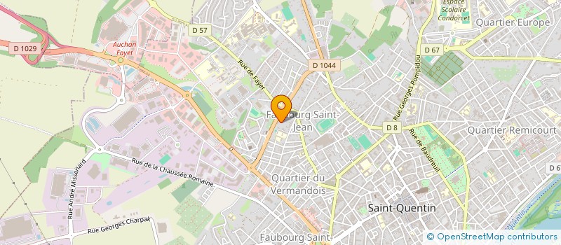 localisation de l'entreprise MONSIEUR CHACA SOUMAHORO à SAINT QUENTIN