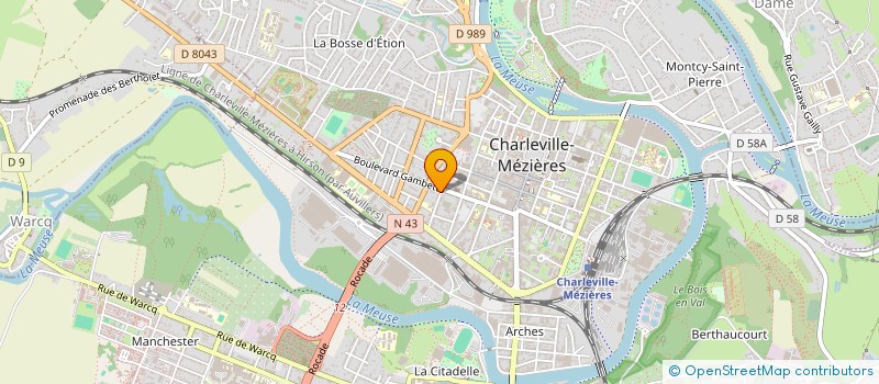 localisation de l'entreprise MONSIEUR CHAD PAISANT à CHARLEVILLE-MEZIERES