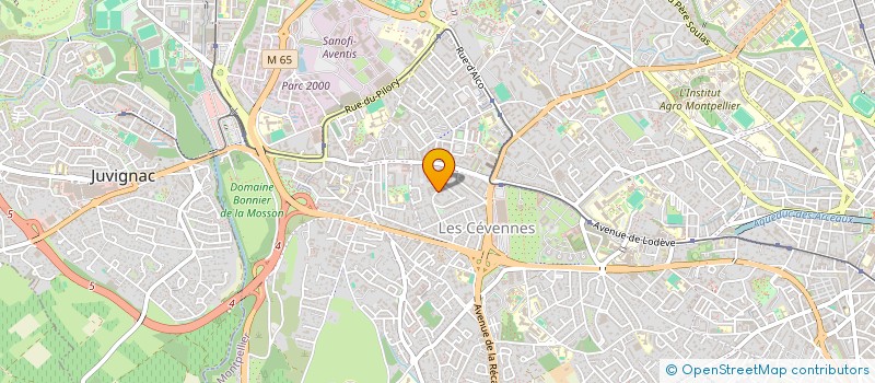 localisation de l'entreprise MONSIEUR CHADI COURY à MONTPELLIER