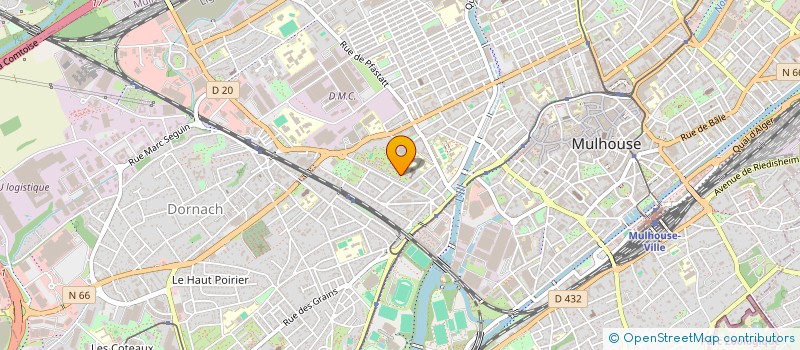 localisation de l'entreprise MONSIEUR CHADI DARDOUR  MULHOUSE