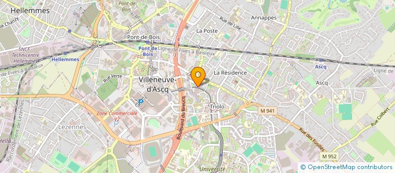 localisation de l'entreprise MONSIEUR CHADI DUTREY à VILLENEUVE-D'ASCQ