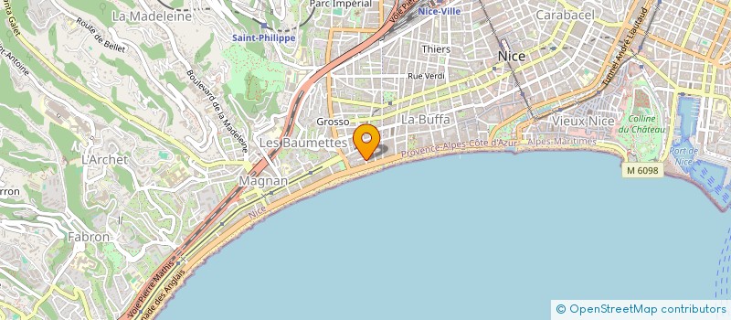localisation de l'entreprise MONSIEUR CHADI FAWDI à NICE