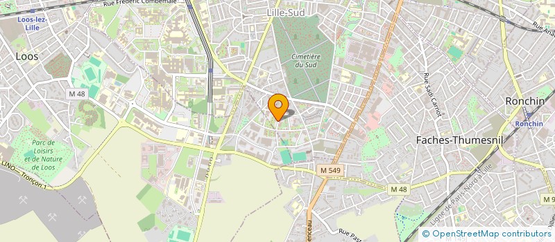 localisation de l'entreprise MONSIEUR CHADI HAWAS à LILLE