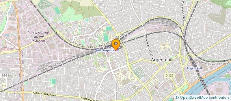 localisation de l'entreprise MONSIEUR CHADI NACCOUR  ARGENTEUIL